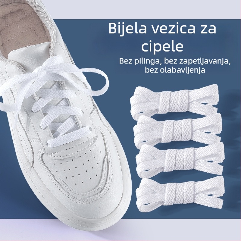 Šnirke za Air Force One tenisice, platnene, unisex, duljina 100 mm