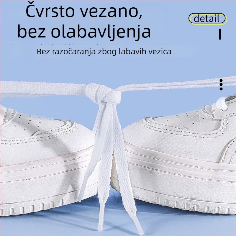 Šnirke za Air Force One tenisice, platnene, unisex, duljina 100 mm