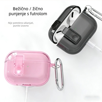 Prozirno zaštitno kućište za AirPods 4. generacije, AirPods Pro 3. generacije i AirPods Pro 2. generacije