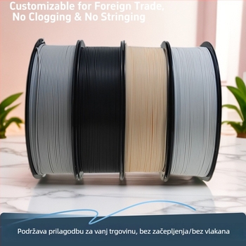 PLA+ filament za 3D ispis – visoka brzina, visoka čvrstoća, preciznost 0,02 mm, Kreiranje s bambusovim proširenjem