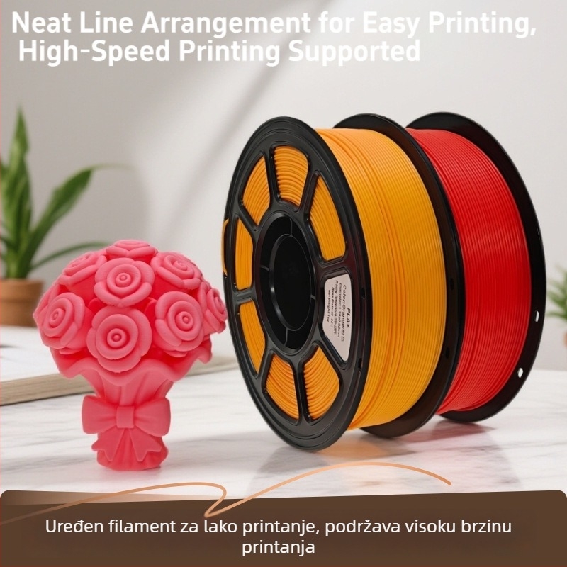 PLA+ filament za 3D ispis – visoka brzina, visoka čvrstoća, preciznost 0,02 mm, Kreiranje s bambusovim proširenjem