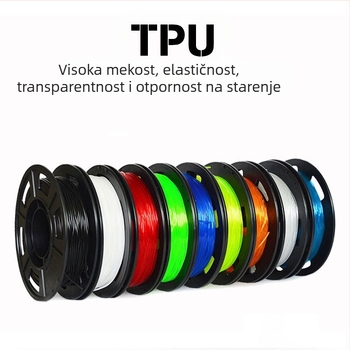 TPU potrošni materijal za 3D ispis, okrugli presjek