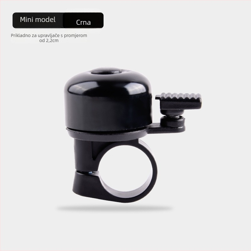 Željezno zvono za bicikl s motivom hamburgera i ukrasom pomfrita i sendviča