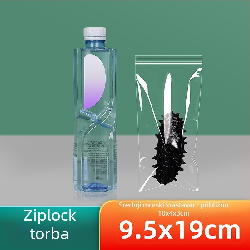 Prozirna vrećica za pakiranje hrane sa samouzavaranjem; Marka: Cnon/xizhilong; Materijal: Novi materijal; Namjena: Pakiranje hrane; Duljina zatvaranja: 0,5–2 cm