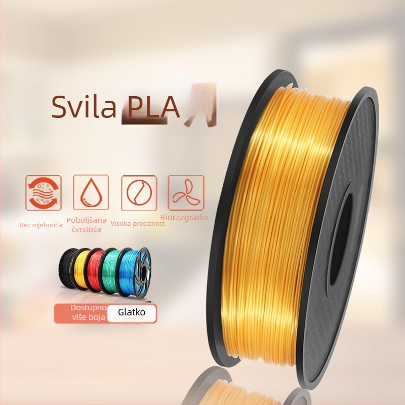 PLA filament za 3D ispis - duljina oko 340 m - gustoća 1,24 g/cm3 - kružni presjek
