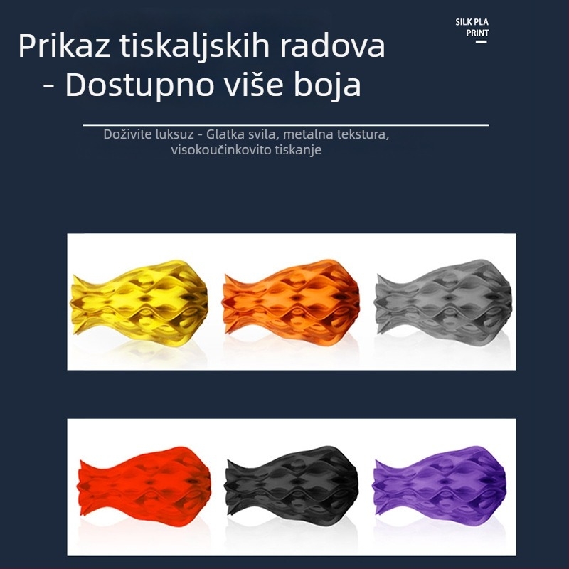 PLA filament za 3D ispis - duljina oko 340 m - gustoća 1,24 g/cm3 - kružni presjek