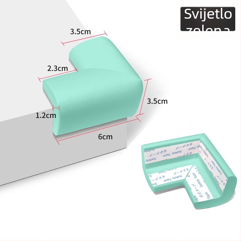 Dječji zaštitnik kutova – pravokutni kut za krevete i stolove, zaštita od udara