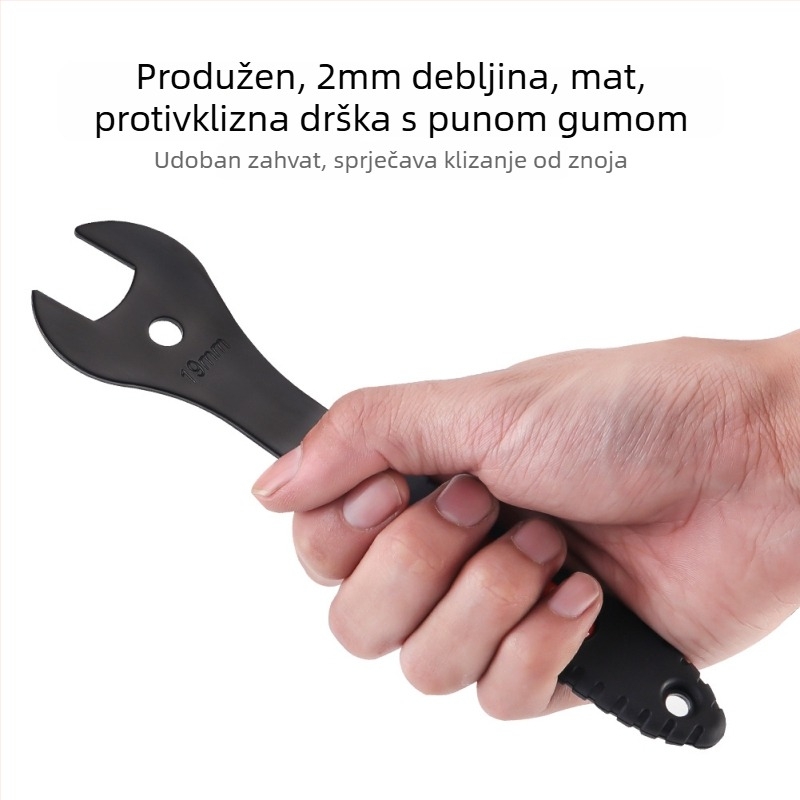 Ključ za hub bicikla, tanak, 2 mm debljina, čelik
