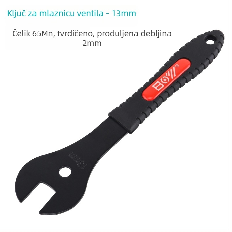 Ključ za hub bicikla, tanak, 2 mm debljina, čelik