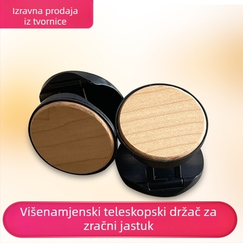 Držač prstena od drveta, univerzalni dizajn, teleskopsko sklopivi dizajn, Model 990, mogućnost prilagodbe