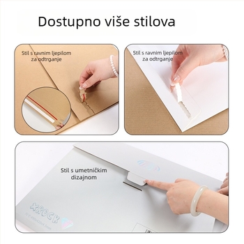 Kutija za pakiranje svjetleće podloge miša, od tvrdog kraft papira, otisak logotipa, hot stamping, UV tisak i reljef