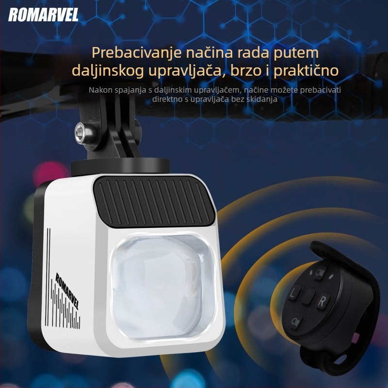 Lumway Vel1600Pro prednje svjetlo za bicikl s brzim otpuštanjem nosača za noćnu vožnju