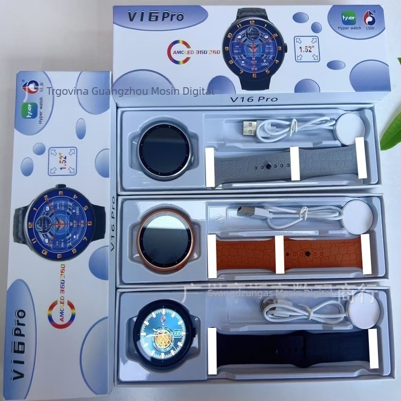 V16ProMAX Pametni sat s IPS zaslonom, aluminijsko kućište, Bluetooth pozivi, praćenje otkucaja srca, detekcija zasićenja krvi kisikom