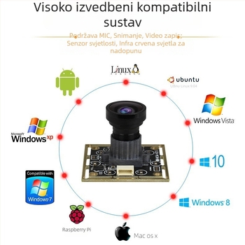 HK5M-H215 Vanjski 5MP WDR kamera modul za kontrolu pristupa, USB 2.0, 2592x1944, 30FPS