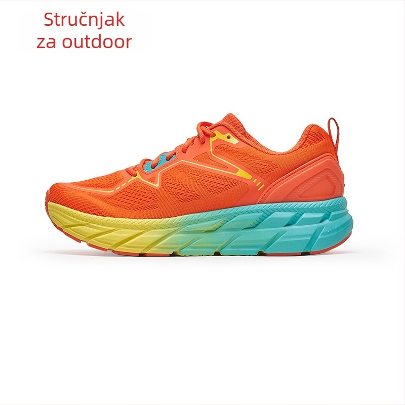 Unisex tenisice za trail trčanje s prozračnim mrežastim gornjim dijelom, protukliznom gumom na donjoj podlozi, EVA srednji dio, niski gležanj, visina pete 3–5 cm