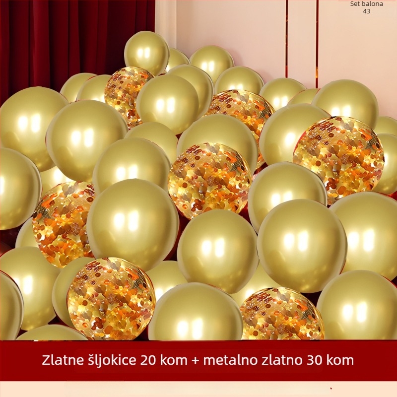 Set vjenčanih balona: latex baloni okruglog oblika za dekoraciju vjenčanja