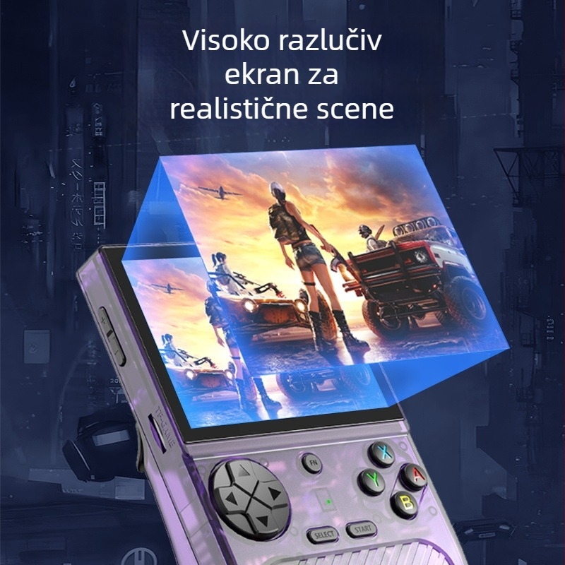 K36S prenosna konzola za igre, RPG, ARM64 četverojezgreni do 1,5 GHz, 64GB, Type-C OTG, MP4 player