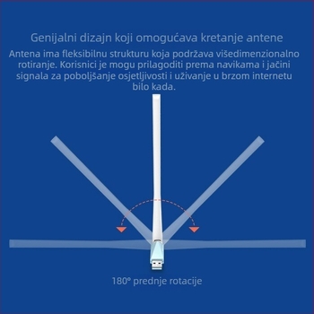 Mercury MW150UH USB bežična mrežna kartica, 300 Mbps, 2.4 GHz, 802.11b/g/n, bez drivera