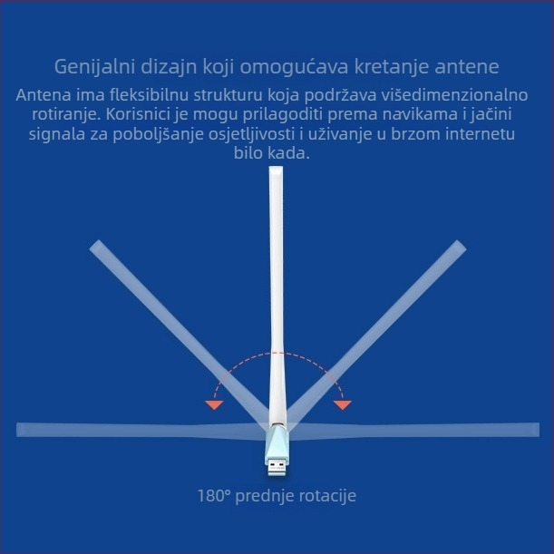 Mercury MW150UH USB bežična mrežna kartica, 300 Mbps, 2.4 GHz, 802.11b/g/n, bez drivera