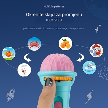 LED projekcijska stolna igračica za djecu — projektor, projekcija crteža, crtanje, plastično kućište, za djecu 4-6 godina