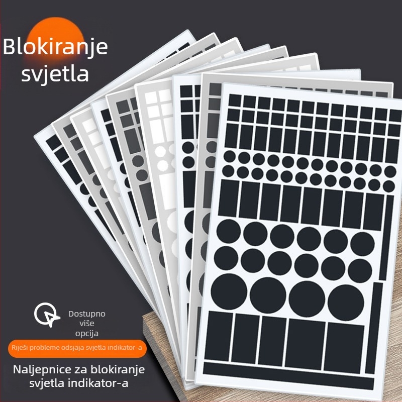 Naljepnica za sjenčenje indikatora napajanja – PVC, stil Novi kineski, za spavaću sobu