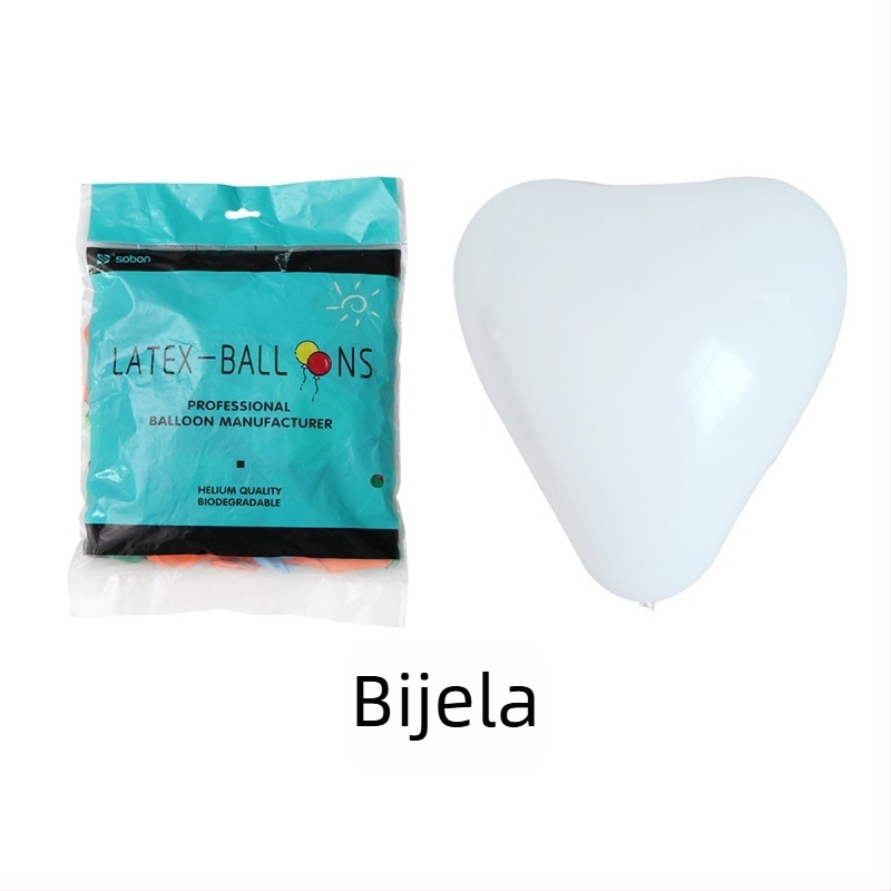 Lateksni balon u obliku srca za Valentinovo dekoraciju