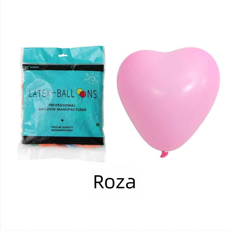 Lateksni balon u obliku srca za Valentinovo dekoraciju