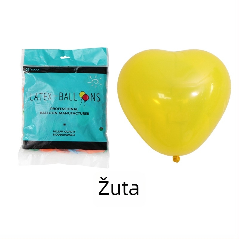 Lateksni balon u obliku srca za Valentinovo dekoraciju