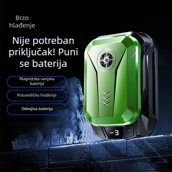 Klip za hlađenje za mobitel SL14, 10W, Type-C, digitalni zaslon baterije, plast/metal/keramika
