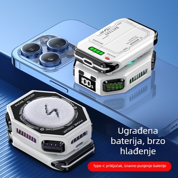 X111 rashladni uređaj za mobitel s magnetskim poluvodičkim hlađenjem, bežičnom baterijskom verzijom, Type-C sučelje, 187 g