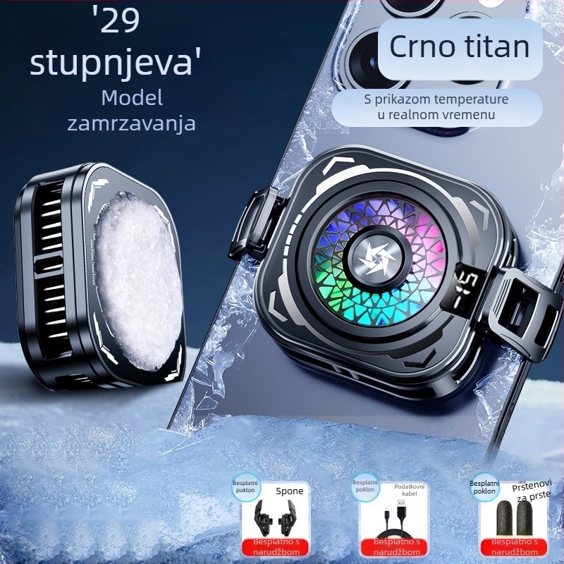 Hlađenje za mobitel s poluvodičkim hlađenjem, tih rad, digitalni zaslon — Model Sl60