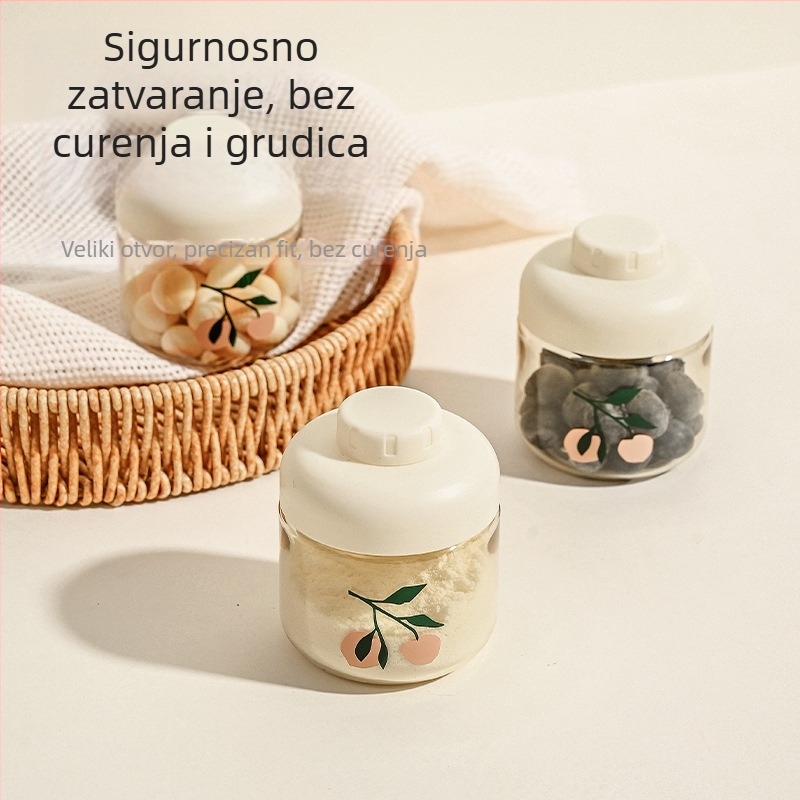 Dječja posuda za putovanja s nepropusnim dizajnom, PP materijal, od 3 mjeseca, minimalistički stil, 1 set