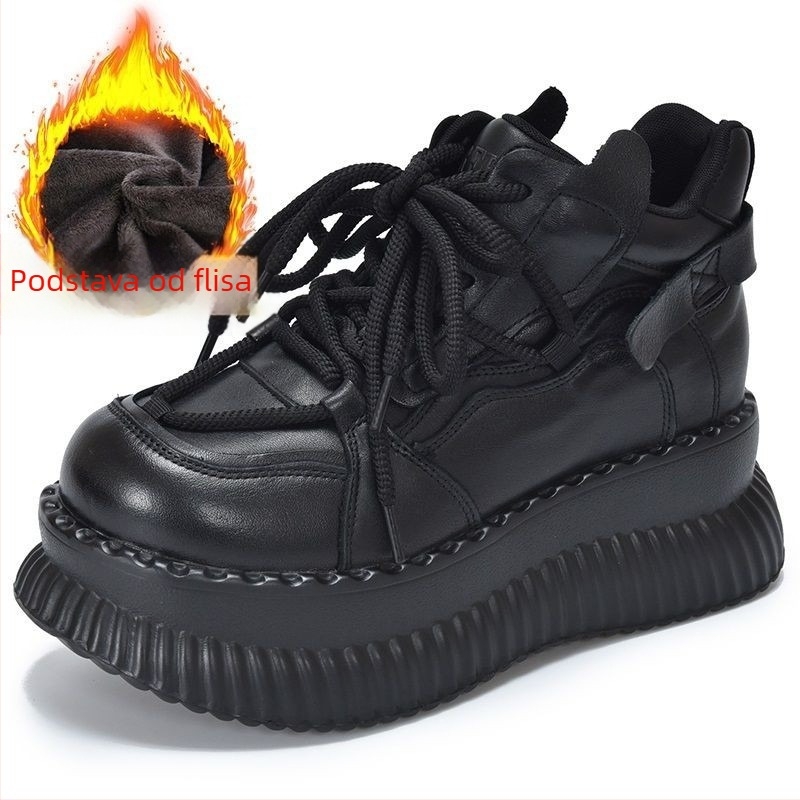 Ženske kožne loaferice – PU gornji dio, okrugli vrh, srednja visina peta 3–6 cm, gumeni đon