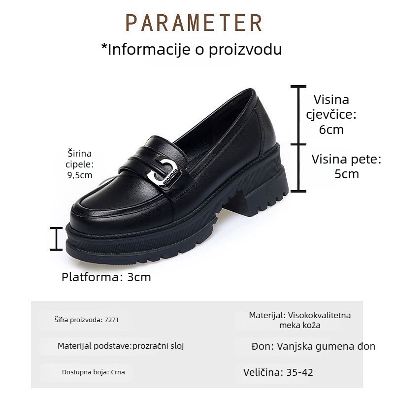 Loferice od mikrovlakna; okrugla nosnica; chunky srednji pet 3–6 cm; slip-on dizajn
