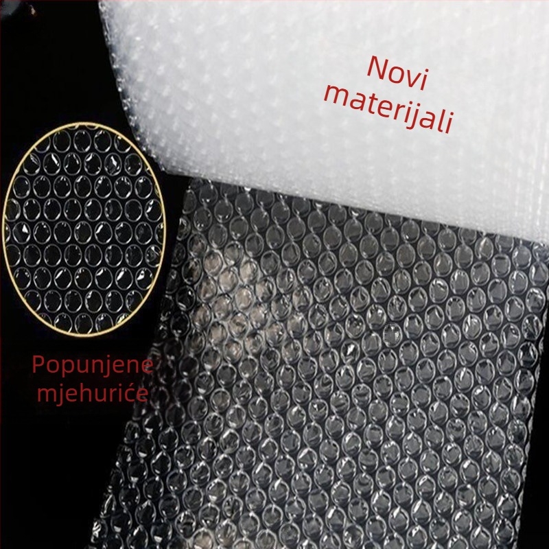 Bubble folija vrećica za ekspresnu dostavu: PE materijal, otpornost na padove, zaštita od udara, zaštita od eksplozije