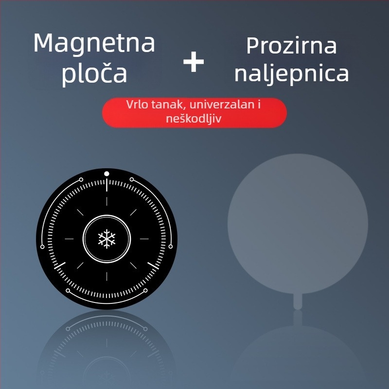 Hlađenje ploča s vaporskom komorom za mobilni telefon, ABS+aluminijska legura, 15 g, magnetska ploča, kompatibilno s telefonima i tabletima