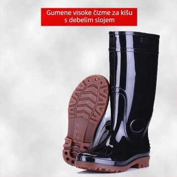 Ginnas kišne čizme, visoki PVC gornji dio, vodootporne, protuklizne, otporne na habanje