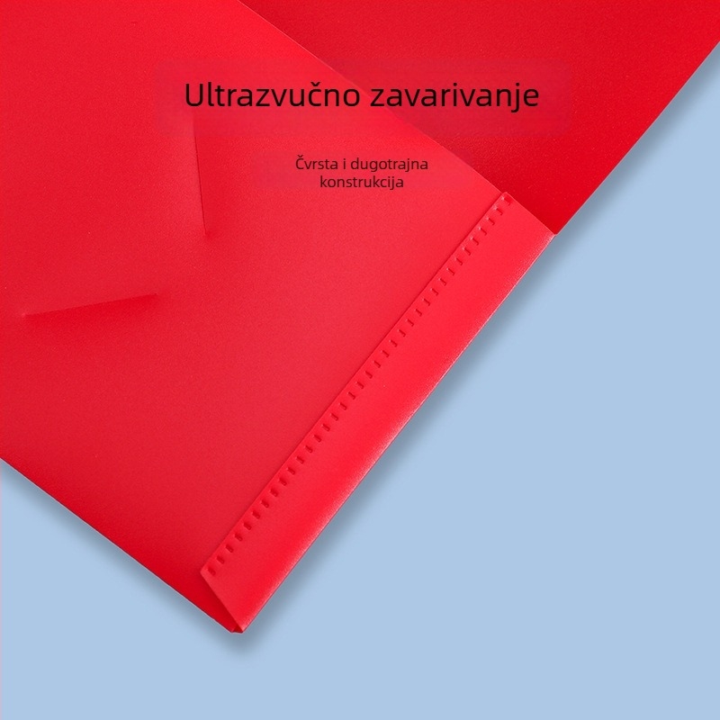 Dokument folder s tri rupice i dvostrukim džepovima, vodootporan PP materijal, mogućnost tiska loga