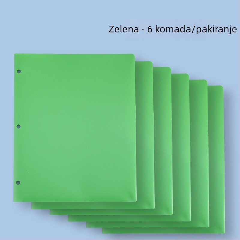 Dokument folder s tri rupice i dvostrukim džepovima, vodootporan PP materijal, mogućnost tiska loga