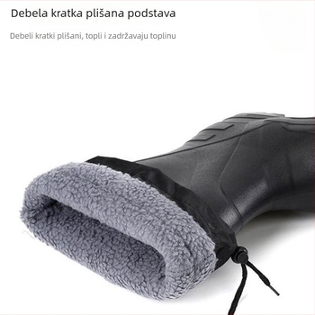 Čizme za kišu s visokim krojem, flis podstava, EVA gornji dio, EVA potplat, protuklizne