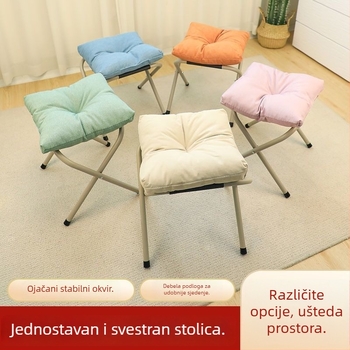Sklopiva metalna potpora za stopala za ured, jastuk od visokoelastične pjene, jednostavan moderni stil, model 12034