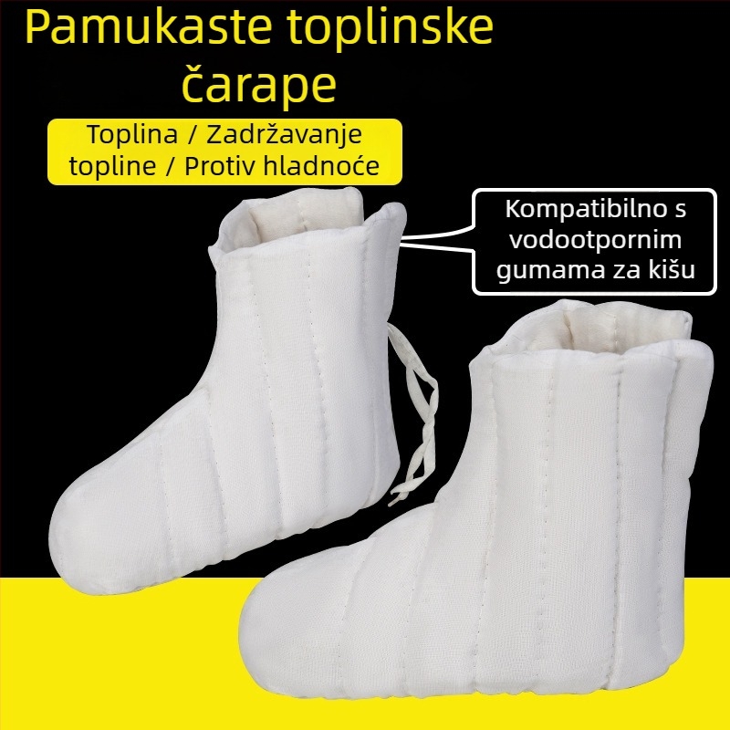 Rudarske pamučne čarape za podzemne hladne uvjete — toplina i zaštita stopala