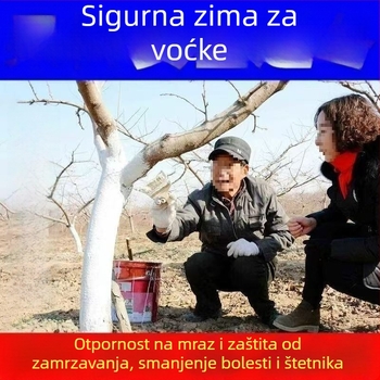 Bijelo sredstvo za deblo voćaka s vapnenim prahom za zaštitu od hladnoće, prevenciju bolesti i kontrolu štetnika