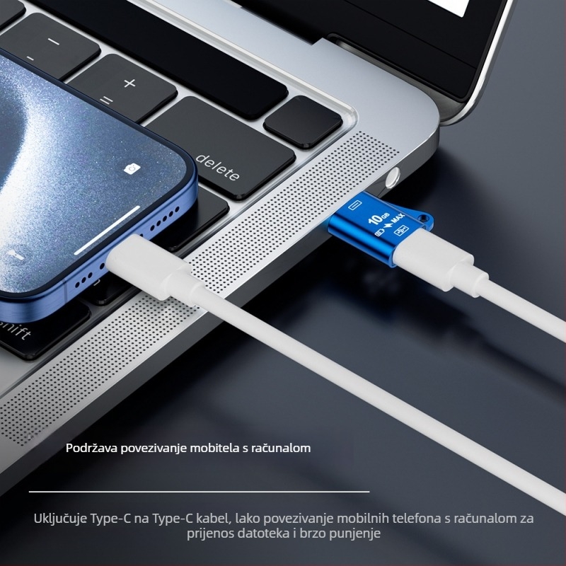 USB 3.1 USB-A na USB-C OTG adapter Gen 2, model 325, kompatibilan Huawei, Xiaomi, Apple, OPPO
