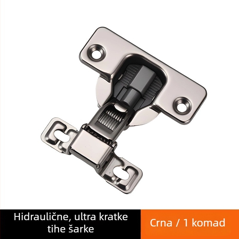 Pantan s ultra kratkim ramenom za plitke ormare, amortizirajući mehanizam, 1 mm hladno valjani čelik, elektroplatirani završni sloj