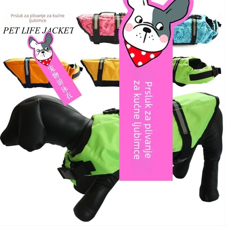 Spasinski prsluk za kućne ljubimce (za pse i mačke) — poliester, opća namjena, odjeća za kućne ljubimce