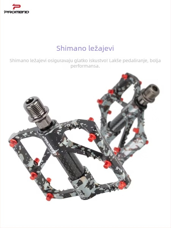 Peda za bicikl, dizajn s 3 ležajevima, CNC obrada, konstrukcija od aluminijske legure i krom-molibden čelika, model M86DR87D