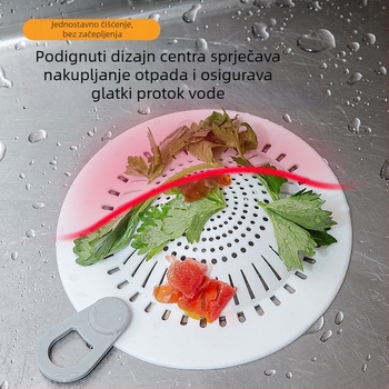 Japanski silikonasti filter odvodnje poda za kupaonicu i kuhinju – hvatač vlasi, sprječava začepljenje
