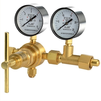 YQD-370 Regulator visokog tlaka dušika, kućište od čistog bakra, navojna spojka, raspon mjerenja 2-4/6