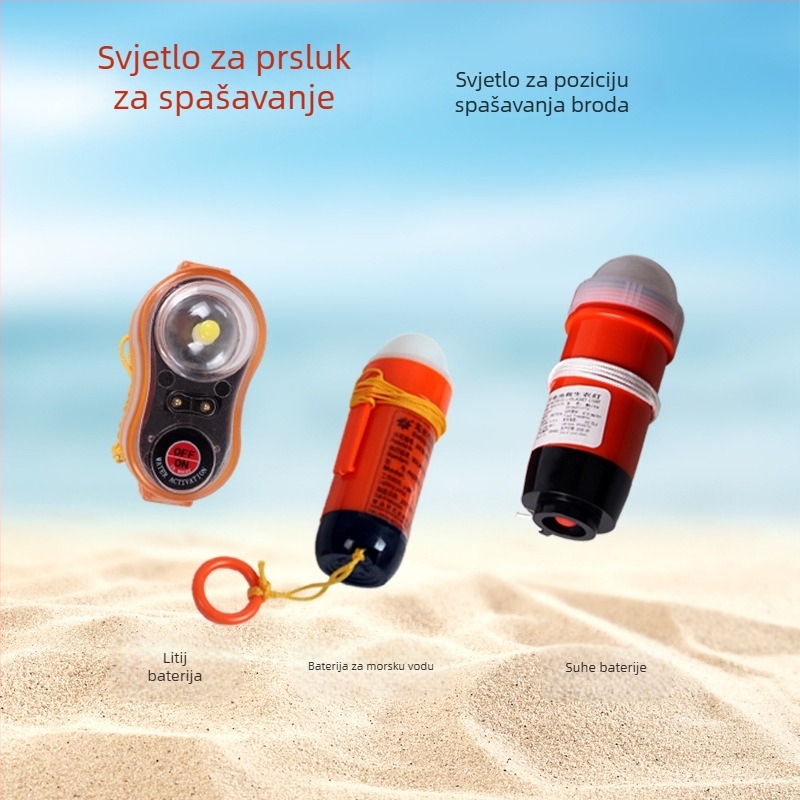 Morski spašavajući prsten s LED signalom, pogon na suhoj bateriji, CCS certifikat, Peehao Accessories
